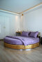 Double Cotton Satin Round Bed Sheet - Timeless Edition
