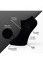 Pure Bamboo Men's Sneaker Socks Black Seamless Invisible Ankle Sports Socks Premium 6-Pack L5952Aznb Softaura - 2