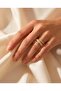 Norvessa Baget Ve Su Yolu Zircon Stone Spiral Adjustable Ring - 2