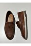 Tan Leather Men's Casual Shoes - 4