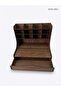 -Org Large Size Desktop Organizer |   A4 Compatible 12-Compartment Wooden Pen Holder with Drawer - 3