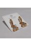Xuping Quality Stainless Steel Anti-Allergic Triangle Model Earrings with Stone - 5