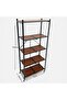 رف تخزين مودرن بعجلات و 5 رفوف - 3