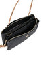 2671 Genuine Leather Women's Shoulder Bag with Chain Strap for Daily and Stylish Use, Black - 4