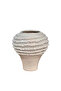 Beige Ceramic Large Vase for Pampas, Flowers and Plants, for Home, Office Table Shelf Decor