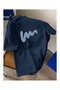 W Signature Print Oversize T-Shirt