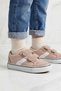 Unisex Children's Canvas Shoes Double Velcro Non-Slip Sole Sneaker Baby School Shoes - 3