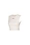 Reten Women's Ecru Round Neck T-Shirt