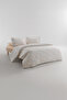 Flos 100% Cotton Double Ranforce Duvet Cover Set - Salmon - 2