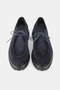 Men's Dark Blue Suede Genuine Natural Leather 39-45-46 Size Eva Sole Lace-Up Oxford Shoes - 4