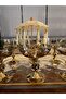 Bohemia Crystal Titanium Ice Bowl Gold Pearl Molded 200 ml - 4