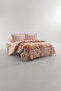 Bianca 100% Cotton King Size Ranforce Duvet Cover Set - Pink - 2