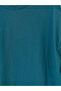 Blue Crew Neck Short Sleeve Boys' T-Shirt - 4