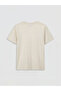 Beige Crew Neck New York Printed Boys' T-Shirt by Güli̇s Gi̇yi̇m - 2