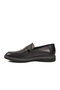 Black Genuine Leather Men's Casual Shoes - 2