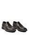 Black Genuine Leather Men's Casual Shoes - 3