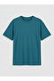 Blue Crew Neck Short Sleeve Boys' T-Shirt - 2