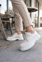 White Lace-Up Men's Classic Shoes