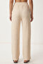 Textured Flexible Knitted Set with Gold Accessories Laz0006 Cream - 6