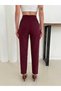 Women's Slim Fit Zr High Waist Pencil Small Size Fabric Pants - 4