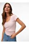 Women's T-Shirt 10344953 Vmchloe Cs Short U-Neck Noos