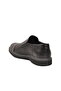 Black Genuine Leather Men's Casual Shoes - 4