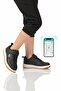 Black Unisex Children's Sports Shoes with Gps Tracking Feature