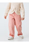 Wide Leg Gabardine Trousers 3-6 Years Pink