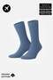 Unisex Organic Cotton Flight and Pilot Socks with Special Firming Technology, Midnight Blue
