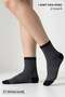 Egyptian Unisex 7% Silver Mineral-Infused Socks and Short Socks Black - 3