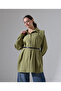 Modal Woven Shirt with Hidden Placket and Waist Belt - 2