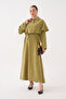 Modal Woven Dress with Cape Detail - 6