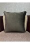 Imported Silk Velvet Bitter Brown Color Throw Pillow Cover 43x43cm