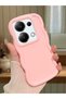 Shockproof Simple Pink Silicone Phone Case Compatible with Poco M6 Pro 4g - 2
