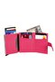 Women's Leather Rfid Protective Aluminum Automatic Mechanism Card Holder and Wallet - 4