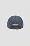 Men's Street Embroidered Baseball Cap Navy Blue - 3