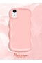 iPhone Xr Compatible Shockproof Simple Pink Silicone Phone Case - 2