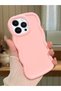حافظة هاتف من السيليكون الوردي البسيط المقاوم للصدمات متوافقة مع هاتف iPhone 13 Pro
