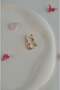 Minimal Moon Star Charm Earrings – Asymmetrical Hoop Earrings with Zircon Stones (9 mm) - 4