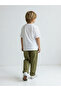2-Pack Boys' Cotton Linen Boyfriend Pants (Black&Khaki) - 6