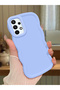 Samsung Galaxy A73 Compatible Shockproof Simple Blue Silicone Phone Case