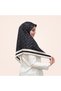 Signature Black 16 Momme 100% Twill Silk Scarf 90X90 - 3