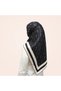 Signature Black 16 Momme 100% Twill Silk Scarf 90X90 - 4