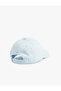 Teddy Bear Patch Detailed Cotton Cap Hat - 3