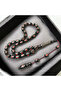 Premium Class Special Silver Engraved Capsule Cut Kuka Prayer Beads