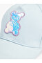 Teddy Bear Patch Detailed Cotton Cap Hat - 4