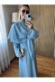 Rania Accessory Cape Detailed Tulle Tnsl Set - Stylish Combination Compatible with Hijab - 5