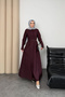 Quenn Model Coupra Model Fabric Belt Detailed Dress - 4