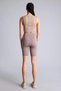 Z6741Azbn532 Brown Biker Waist-Hugging Sports Leggings - 5