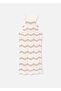 Girl's Knitted Dress Cream 6907 - 4